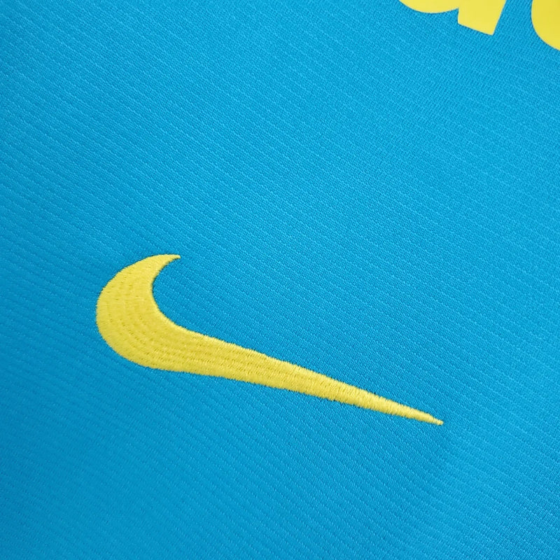 Camisa Masculina Azul Seleção Brasileira 2021 - Treino