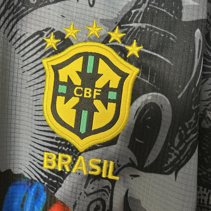 Camisa Masculina Seleção Brasileira Jesus 2025 - Edição Especial