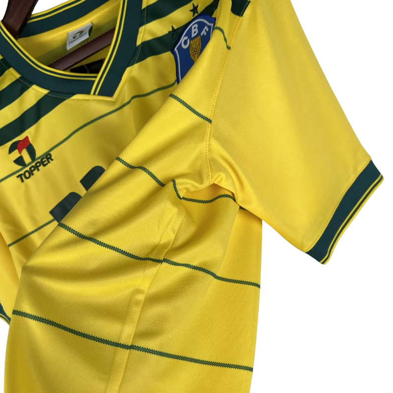 Camisa Masculina Seleção Brasileira Retrô 1984