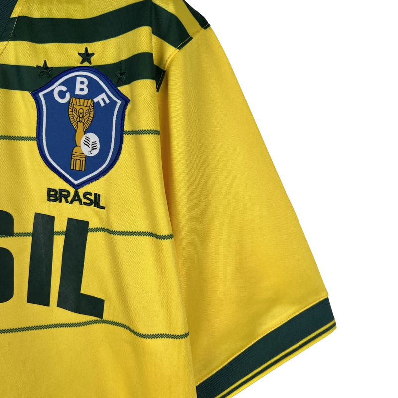 Camisa Masculina Seleção Brasileira Retrô 1984