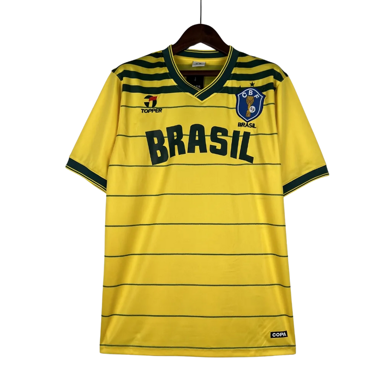 Camisa Masculina Seleção Brasileira Retrô 1984