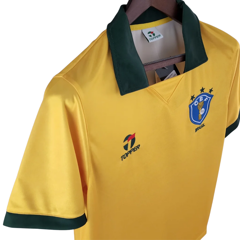 Camisa Masculina Seleção Brasileira Retrô 1988