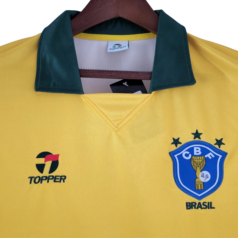 Camisa Masculina Seleção Brasileira Retrô 1988