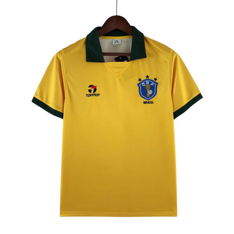 Camisa Masculina Seleção Brasileira Retrô 1988