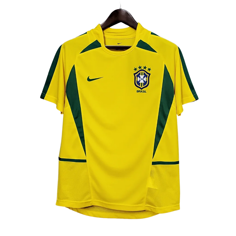 Camisa Masculina Seleção Brasileira Retrô 2002