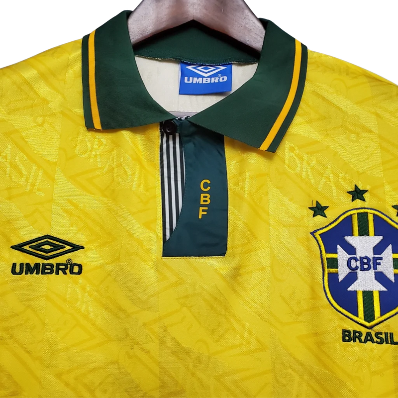 Camisa Masculina Seleção Brasileira Retrô 91/93