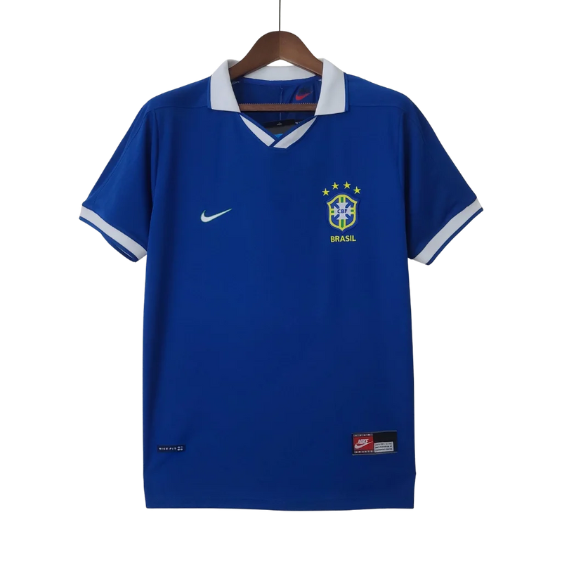 Camisa Masculina Seleção Brasileira Retrô Away 1997