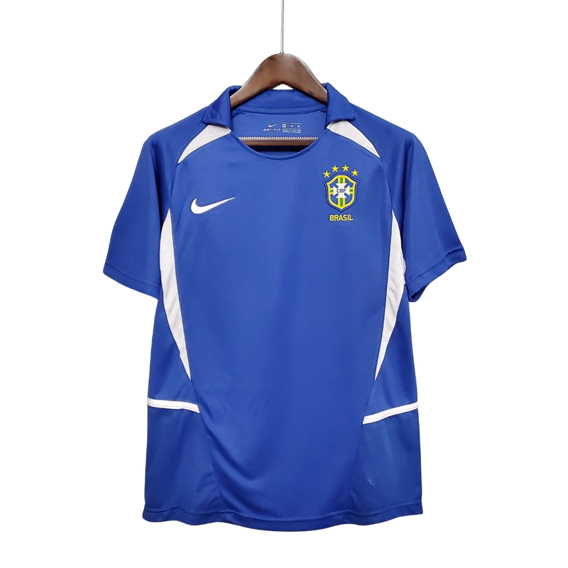 Camisa Masculina Seleção Brasileira Retrô Away 2002