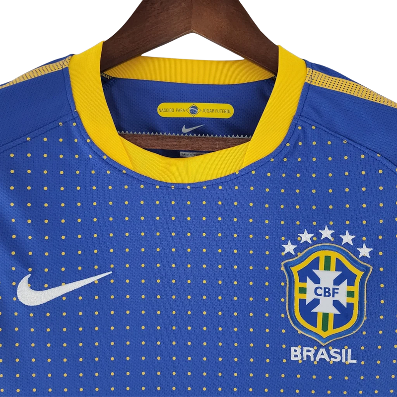 Camisa Masculina Seleção Brasileira Retrô Away 2010