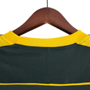 Camisa Masculina Seleção Brasileira Retrô Goleiro Verde Escuro 1998