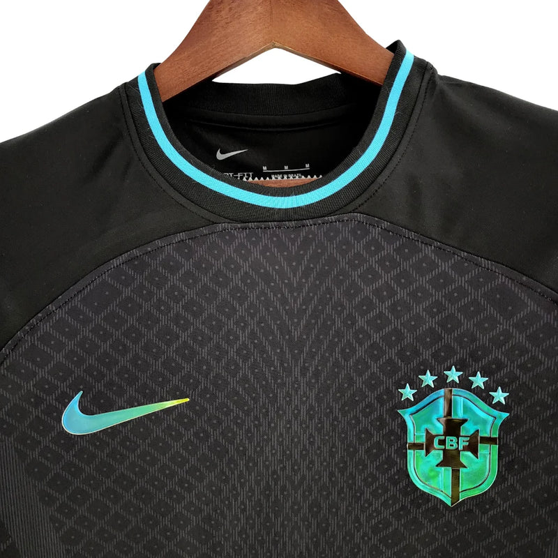 Camisa Masculina Conceito Black Seleção Brasileira 2022