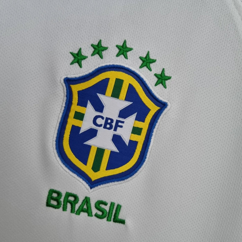 Camisa Masculina Seleção Brasileira Branca 2019 - Torcedor