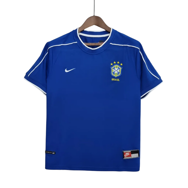 Camisa Masculina Seleção Brasileira Away Retrô 1998