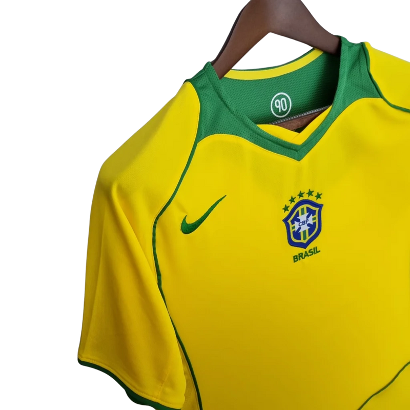 Camisa Masculina Seleção Brasileira Retrô 2004/2006