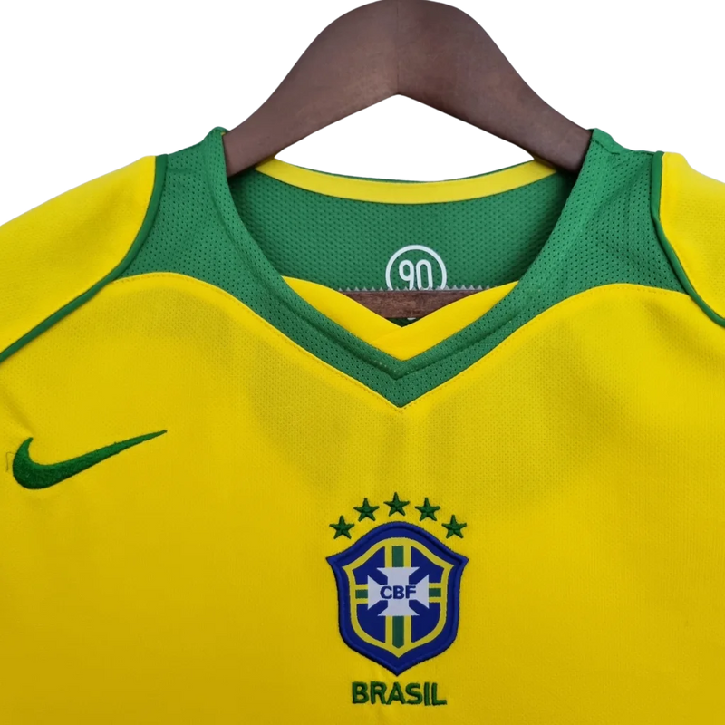 Camisa Masculina Seleção Brasileira Retrô 2004/2006