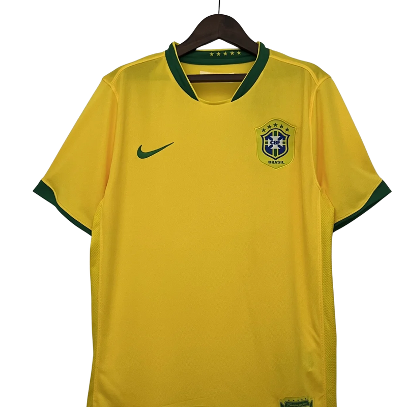 Camisa Masculina Seleção Brasileira Retrô 2006