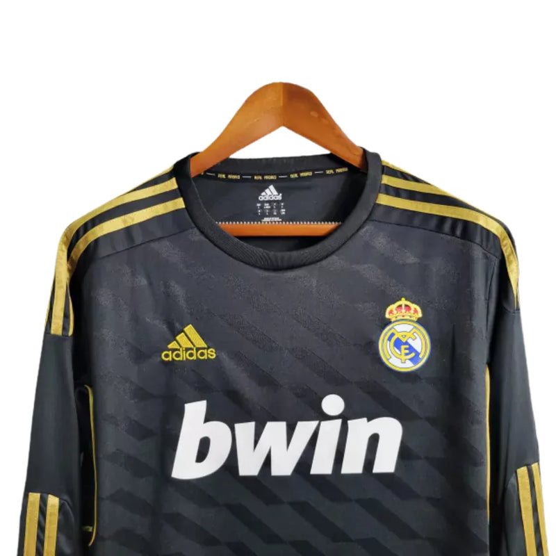 Camisa Manga Longa Real Madrid Adidas Preto - 2012