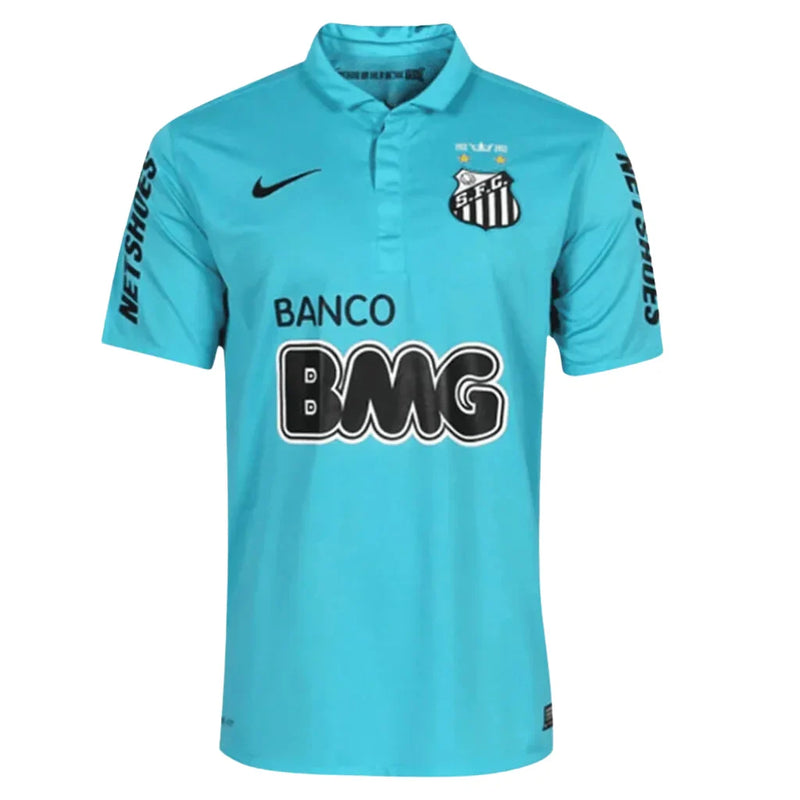 Camisa Retro Masculina Santos Azul 12/13 - Neymar